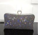 Ladies Evening Party Clutch Bag Evening Clutch Handbag Chain Women Wallet Purse for Cellphone Lipstick Wedding Clutch Silver