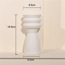 Nordic Ins Creative Ceramics Vase Home Ornaments White Vegetarian Flower Pot Vases Home Decorations Craft Gifts