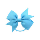 20pcs/lot Grosgrain Ribbon Hair Bands Ponytail Holder Rubber Band For Baby Girls Handmade Hair Rope Scrunchie  Hair Accessories