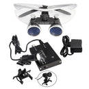 Dental Loupes Dental Magnifier Dental Lab Medical Loupes Magnification Binocular 2.5/3.5x Headlight Headlamp 3W/5W Seperately