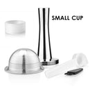 ICafilasSVIP Stianless Steel Reusable Vertuoline Capsule  For Nespresso Vertuo Coffee Filter Espresso For Vertuo Plus