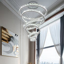 The Cascade | Luxury LED Crystal Chandelier for Staircase and Grand Foyer