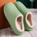 Fashion Women Slippers Winter Warm Fur Slippers Men Women Boys Girls House Shoes Flat Heel Home Indoor Waterproof Female Slipper