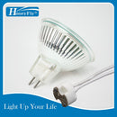 HoneyFly 3件套 橙色火焰灯 35W/50W 12V/220V GU5.3 JCDR 可调光琥珀灯泡射灯 石英壁炉SomineLamba