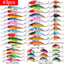 Almighty Mixed Fishing Lure Kits Wobbler Crankbait Swimbait Minnow Hard Baits Spiners Carp Bait Set Fishing Tackle