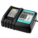 牧田电池充电器18V 14.4V BL1860、BL1850、BL1840、BL1830、BL1820、BL1415、BL1440 DC18RC 3A锂离子电池充电器