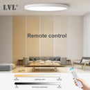 Modern Remote Control Led Ceiling Light Golden Wood Grain 24W 32W Bedroom Livingroom Kitchen Bathroom RC Dimmable Ceiling Lamp