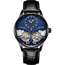 AILANG Genuine Brand Men's Double Tourbillon Luminous Direct-looking Mechanical Watch Automatic Watch Men's Watch   Hollow Movem