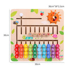Educational Wood Math Toys For Children  Wooden Montessori Materials Learning Numbers Matching Game Mathematics Montessori Toys