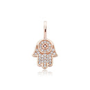 TOPGRILLZ 925 Sterling Silver New Hand Pendant High Quality Iced Out Cubic Zirconia Hip Hop Fashion Delicate Jewelry For Gift