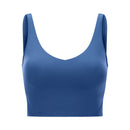 SHINBENE EVERYDAY Cozy Soft Workout Gym Yoga Crop Top Women Naked Feel Padded Athletic Running Fitness Sport Bras Tops