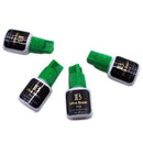 5 Bottles/lot I-Beauty IB Ultra Super Glue 5ml Individual Fast Drying Eyelash Extensions Green Cap Lash Glue Wholesale Makeup