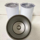 20oz/15oz Sublimation Straight Skinny Tumbler Blank Stainless Steel Tumbler DIY Cups Vacuum Insulated Car Coffee Mugs Gift