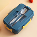 Lunch Box Food Container Bento Box Heated Lunchbox Kids Lunchbox Snack Straw Wheat Korean Sealed Student Plastic Box for Food