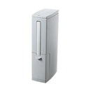 3 in 1 Narrow Trash Can with Toilet Brush Set Bathroom Plastic Waste Bin Kitchen Dustbin Garbage Storage Organizer Eco-friendly