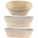 Round /Oval Banneton Brotform Bread Proofing Proving Rattan Basket Bread Banneton Dough Wicker DIY Tool