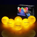 Crestgolf 闪光高尔夫球 夜光闪烁发光 LED 高尔夫球 – 六色可选