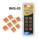 8件/包 铜制RHS-03内存散热片 DDR DDR2 DDR3散热器