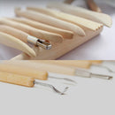 DIY Art Clay Sculpting Kit Sculpt Smoothing Wax Carving Pottery Ceramic Tools Polymer Shapers Modeling Carved Tool With bag