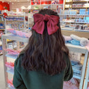 2020 Fashion Big Bow Hairpin Cute Red Barrette Pink Hair Clip Women Girls BB Hairgrip Korean Oversize Floral Hair Accessories