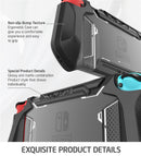 适用于Nintendo Switch保护壳 Mumba系列 Blade TPU握把保护套 可拆卸底座 兼容主机和Joy-Con控制器