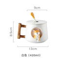 INS Shiba Inu Akita DOG 420ML COFFEE TEA MUGS CUP NORTH EUROPE STYLE FASHION DESIGN