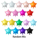 50pcs 18inch Star Heart Aluminum Balloons Inflatable Helium Balloon Birthday Party Decorations Kids Wedding Engagement  Globos