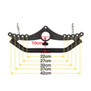Fitness Lat Pull Down Bar Gym Pulley Cable Machine Attachment Rowing Workout T-bar V-bar High Low Biceps Triceps Training Handle