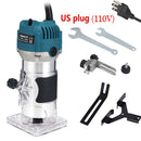 800W Woodworking Electric Trimmer Wood Milling Engraving Slotting Trimming Machine Carving Machine Routers for Woodworking