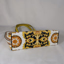 Italy Luxury Golden Lion Travel Shoulder Bag Luxury Textured Leather Shopping Tote Famous Brand Bag Ladies Tote White