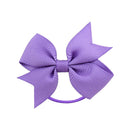 20pcs/lot Grosgrain Ribbon Hair Bands Ponytail Holder Rubber Band For Baby Girls Handmade Hair Rope Scrunchie  Hair Accessories