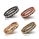 Bobo Bird Wooden Men Bracelet for Women Jewelry 2020 Stainless Steel Bracelet Handmade Couple Bracelets Lovers Homme Gift