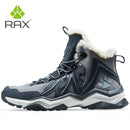 RAX 男女徒步靴 抓绒冬季雪地靴 运动鞋 男士登山鞋 徒步鞋