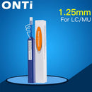 ONTi一键式光纤清洁笔可清洁2.5mm SC FC ST和1.25mm LC MU连接器，清洁次数超过800次