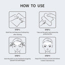 Ilisya Forehead Furrow Patch Anti-wrinkle Line Removal Stickers Frown Lines Hydrogels Anti-aging Moisturizng Patch Skin Care