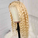 Full Lace Wigs Human Hair Deep Wave 30 inch 613 Honey Full Lace Human Hair Wigs Pre Plucked Remy Hair With Baby Hair For Women