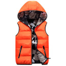 Parent-Child Matching Outfits Camouflage Child Waistcoat Cotton Girls Boys Vest Kids Jacket Children Outerwear For 100-185cm