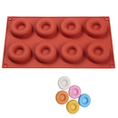 New 20-cavity Silicone Oval Doughnut Mold Small Cake Chocolate Pancake Moulds for Baking Mini Dessert Kitchen DIY Handmade Tools