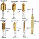 23-Pack Woodworking Chamfer Drilling Tool Countersink Drill Bits Wood Plug Cutter and Automatic