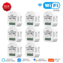 WiFi迷你智能窗帘开关模块卷帘快门电机智能生活涂鸦APP远程控制，支持Alexa Google Home