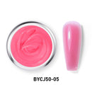 Beautilux Hard Builer Nail Art Gel Pink Clear Milky Camouflage Self Leveling UV Gel French White Gels Nail Polish 50g