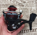 GT500 5.2:1 Mini Spinning Reel Outdoor Ice Fishing Sea Rock Raft Angling Rod Gear Metal Spool Tackle Carp Crucian Bass Reels