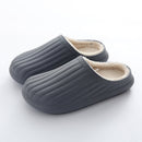 Waterproof Indoor Slippers Women Men Winter Home Floor Shoes Warm Plush Removable Insole Lovers Kitchen Working Slipper SH472