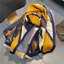 Warm Winter Scarf Cashmere Women Pashmina Design Print Shawls Wrap Female Thick Blanket Soft Bufanda Stoles 2022 Fashion