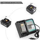 牧田电池充电器18V 14.4V BL1860、BL1850、BL1840、BL1830、BL1820、BL1415、BL1440 DC18RC 3A锂离子电池充电器