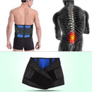 Tcare Lumbar Back Brace Support Belt - Lower Back Pain Relief Massage Band for Herniated Disc Sciatica and Scoliosis for Unisex
