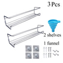 3-12PCS Set Seasoning Jar Square Glass Container Seasoning Bottle Kitchen Outdoor Camping Seasoning Container Glass Sealed Jar