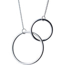 Trustdavis Minimalist 925 Sterling Silver Hollow Round Pendant Short Clavicle Necklace Gift For Women Wedding Fine Jewelry DA02