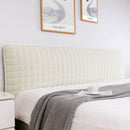 European Short Plush Quilted Bed Head Cover Soft Comfortable Headboard Cover Dust Proof Bed Head Back Protector Cover
