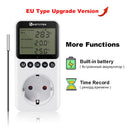 KT3100 KT3200 Thermostat Digital Temperature Controller Socket Outlet Timer Switch Sensor Heating Cooling 16A 220V for Heat Mat